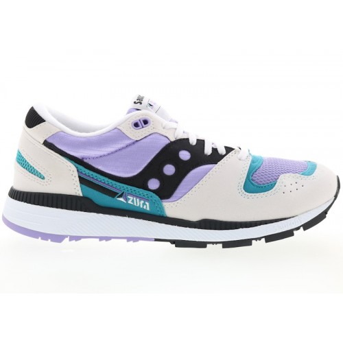 Кроссы Saucony Azura White Violet - мужская сетка размеров