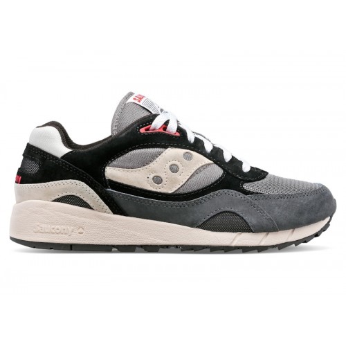 Кроссы Saucony Shadow 6000 Grey Black - мужская сетка размеров