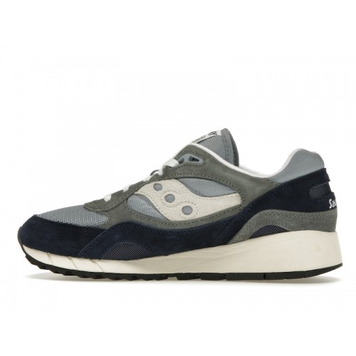 Кроссы Saucony Shadow 6000 Grey Navy - мужская сетка размеров