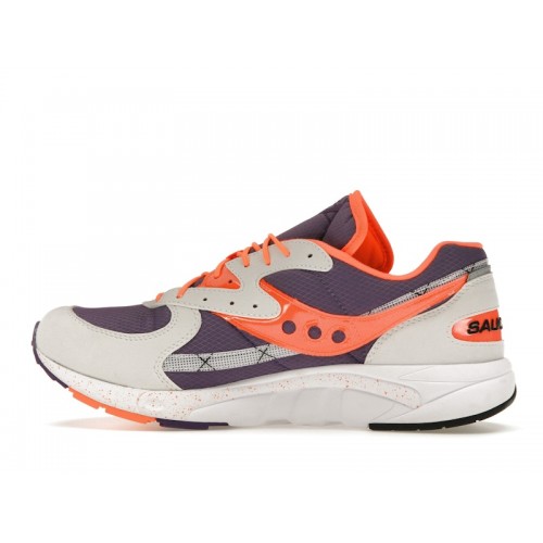 Кроссы Saucony Aya White Purple Orange - мужская сетка размеров