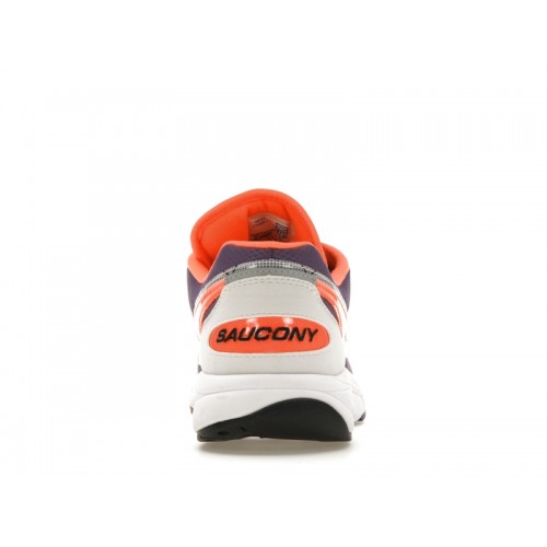 Кроссы Saucony Aya White Purple Orange - мужская сетка размеров