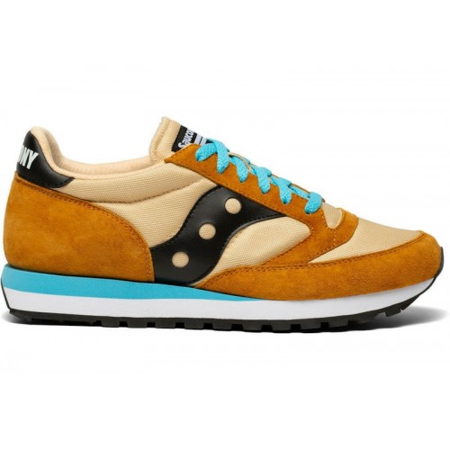 Кроссы Saucony Jazz 81 Brown Teal - мужская сетка размеров