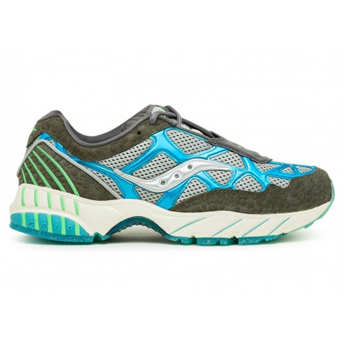 Кроссы Saucony Grid Web Fresh Rags Manatee - мужская сетка размеров