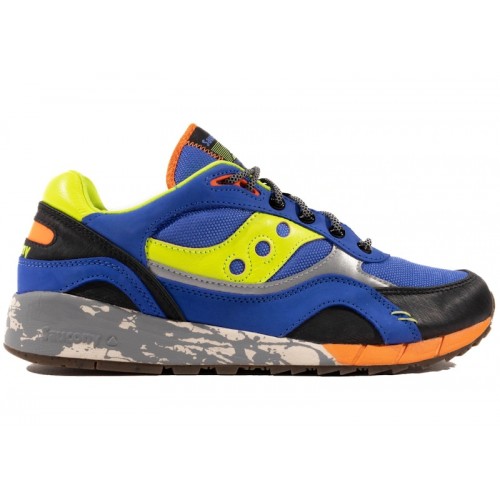 Кроссы Saucony Shadow 6000 Trail CPK Blue Lime - мужская сетка размеров