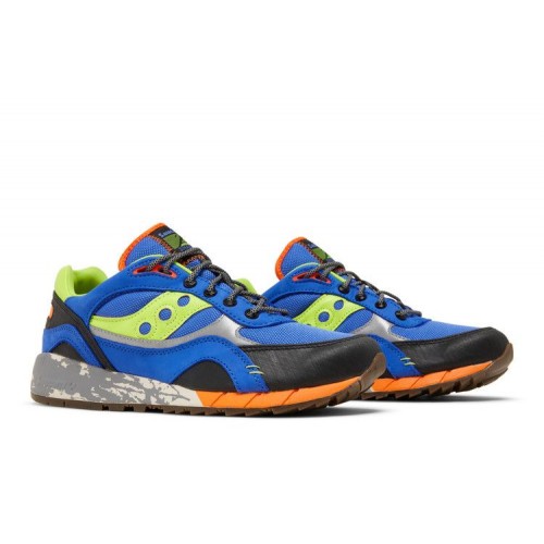 Saucony Shadow 6000 Trail Blue Lime - мужская сетка размеров