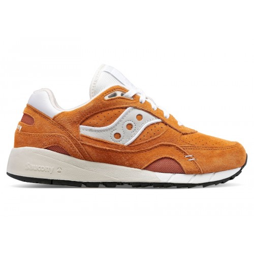 Кроссы Saucony Shadow 6000 Khaki Orange - мужская сетка размеров