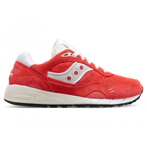 Кроссы Saucony Shadow 6000 Red Grey - мужская сетка размеров