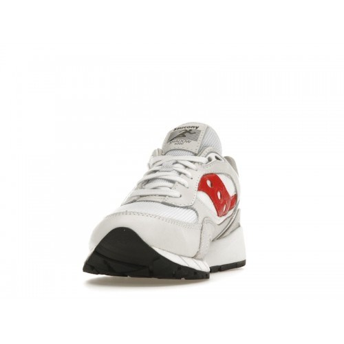 Кроссы Saucony Shadow 6000 White Red - мужская сетка размеров