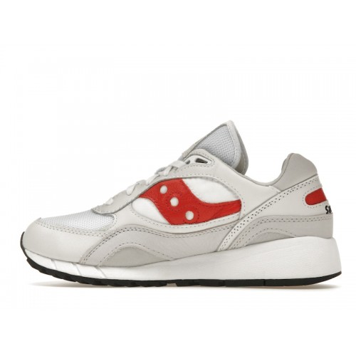 Кроссы Saucony Shadow 6000 White Red - мужская сетка размеров