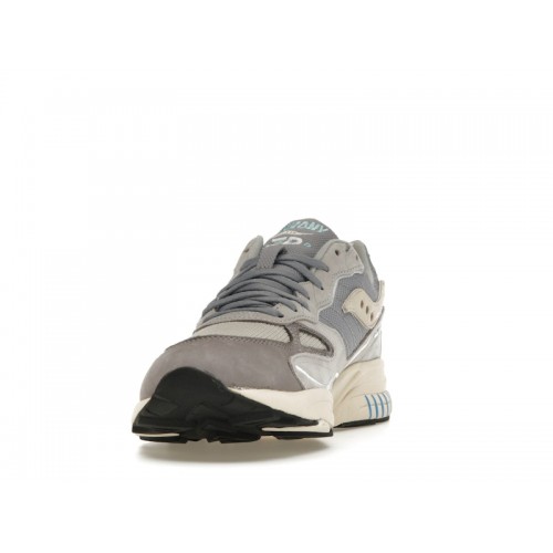 Кроссы Saucony 3D Grid Hurricane Gray Cream - мужская сетка размеров