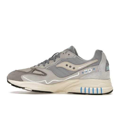 Кроссы Saucony 3D Grid Hurricane Gray Cream - мужская сетка размеров