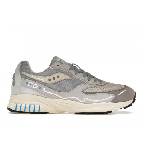 Кроссы Saucony 3D Grid Hurricane Gray Cream - мужская сетка размеров