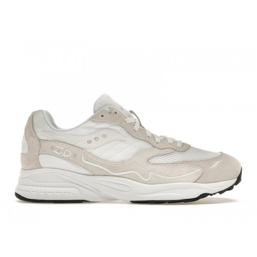 Кроссы Saucony 3D Grid Hurricane White - мужская сетка размеров