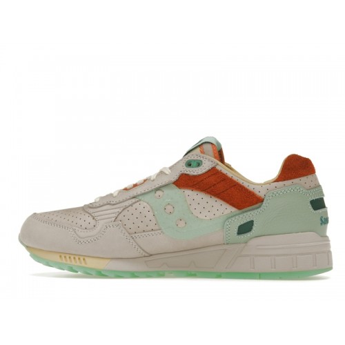 Кроссы Saucony Shadow 5000 St. Barth Beige Green - мужская сетка размеров