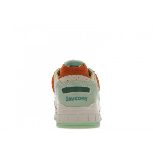 Кроссы Saucony Shadow 5000 St. Barth Beige Green - мужская сетка размеров