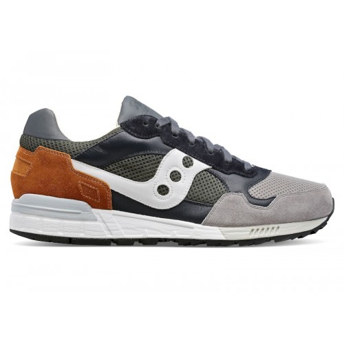 Кроссы Saucony Shadow 5000 Made in Italy Green Grey Orange - мужская сетка размеров