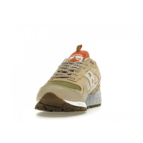 Кроссы Saucony Shadow 5000 Khaki Orange Green - мужская сетка размеров