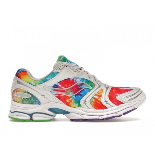 Кроссы Saucony ProGrid Triumph 4 Tie-Dye White - мужская сетка размеров