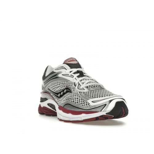 Saucony Progrid Omni 9 OG White Silver Red - мужская сетка размеров
