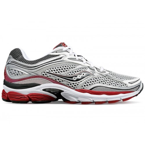 Кроссы Saucony ProGrid Omni 9 OG White Silver Red - мужская сетка размеров