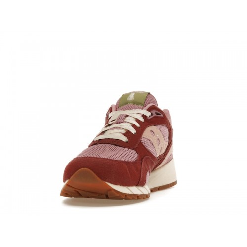 Кроссы Saucony Shadow 6000 Mushroom Burgundy - мужская сетка размеров