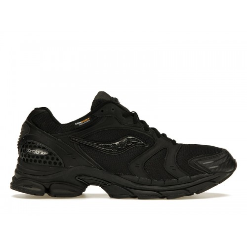 Кроссы Saucony ProGrid Triumph 4 Gorpcore Black - мужская сетка размеров