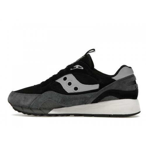 Кроссы Saucony Shadow 6000 GTX Black Grey - мужская сетка размеров