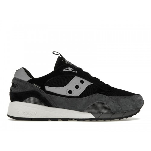 Кроссы Saucony Shadow 6000 GTX Black Grey - мужская сетка размеров