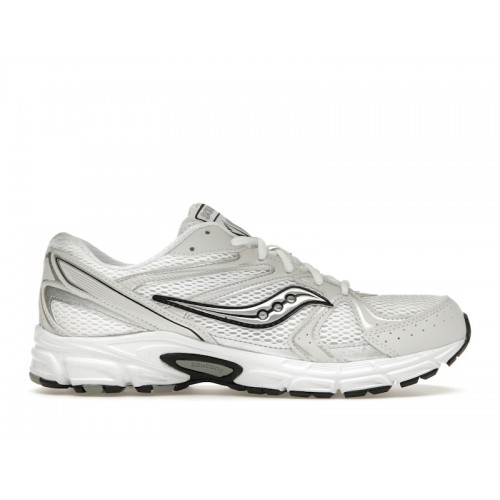 Кроссы Saucony Grid Ride Millennium White Silver - мужская сетка размеров