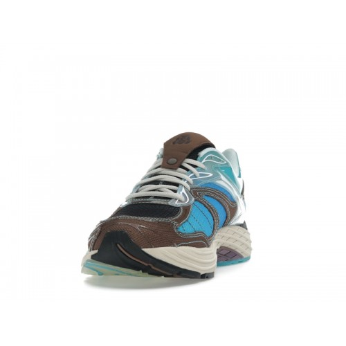 Saucony ProGrid Omni 9 Footpatrol Blue Brown - мужская сетка размеров