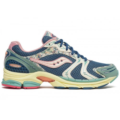 Saucony Progrid Triumph 4 Blue Beige - мужская сетка размеров