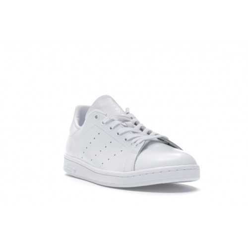 Кроссы adidas Stan Smith Triple White - мужская сетка размеров