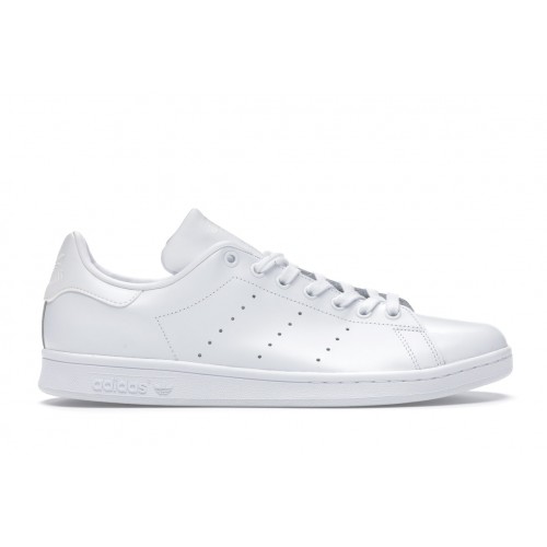 Кроссы adidas Stan Smith Triple White - мужская сетка размеров