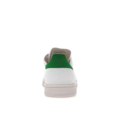 Кроссы adidas Stan Smith Primeknit White Green - мужская сетка размеров