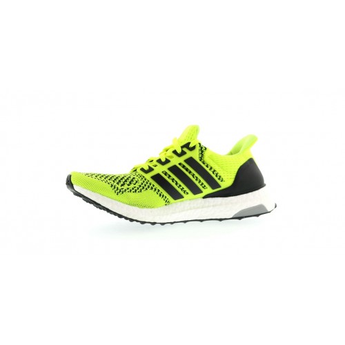 Кроссы adidas Ultra Boost 1.0 Solar Yellow - мужская сетка размеров