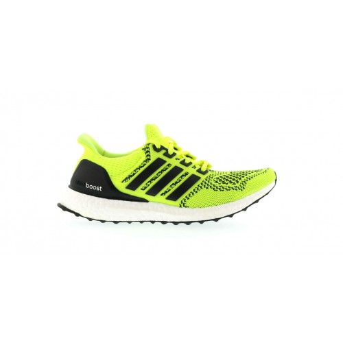 Кроссы adidas Ultra Boost 1.0 Solar Yellow - мужская сетка размеров