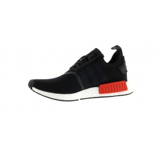 Кроссы adidas NMD R1 Core Black Lush Red (2015/2017) - мужская сетка размеров