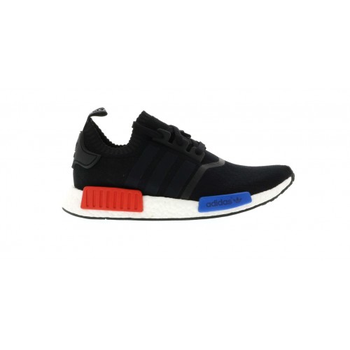 Кроссы adidas NMD R1 Core Black Lush Red (2015/2017) - мужская сетка размеров