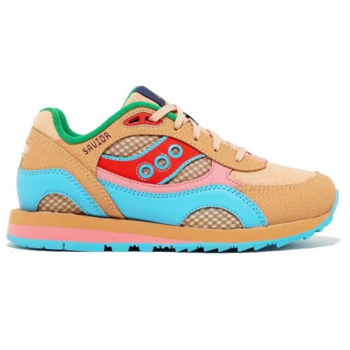 Кроссы Saucony Shadow 6000 Jae Tips To Do List Tan (Kids) - детская сетка размеров