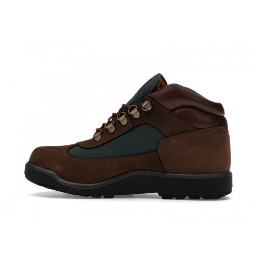 Timberland Field Boot Mid Lace Up Dark Brown (GS) - подростковая сетка размеров