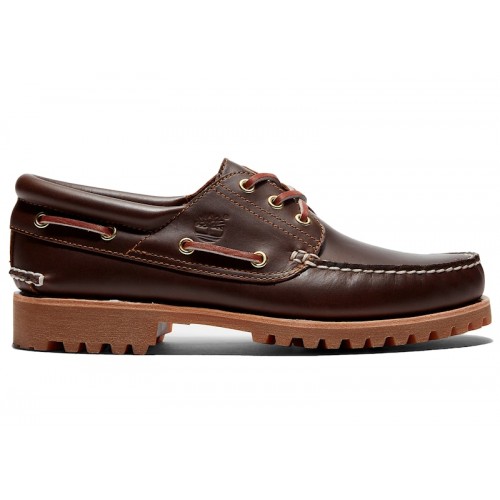Timberland Authentics 3 Eye Classic Lug Brown Full-Grain Leather - мужская сетка размеров