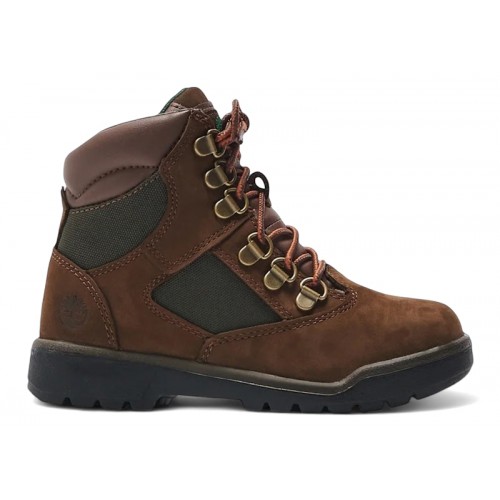Timberland 6 Field Boot Medium Brown Olive (PS) - детская сетка размеров