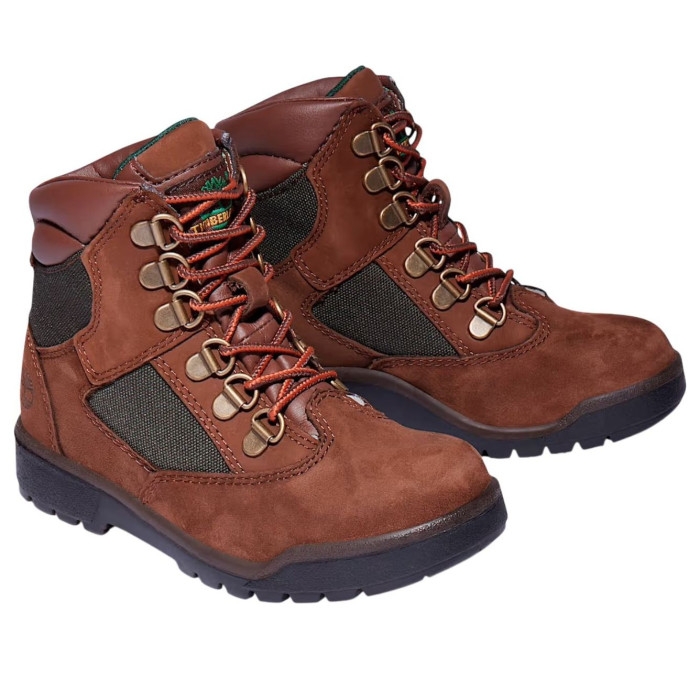 Timberland 6 Inch Field Boot Junior Brown Green - подростковая сетка размеров Timberland 6 Inch Field Boot Junior Brown Green - подростковая сетка размеров