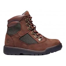 Подростковые Timberland Field Boot Mid Lace Up Brown (GS)