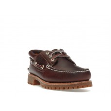 Timberland 3-Eye Lug Handsewn Boat Shoe Burgundy