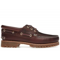Timberland 3-Eye Lug Handsewn Boat Shoe Burgundy