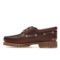 Timberland 3-Eye Lug Handsewn Boat Shoe Burgundy
