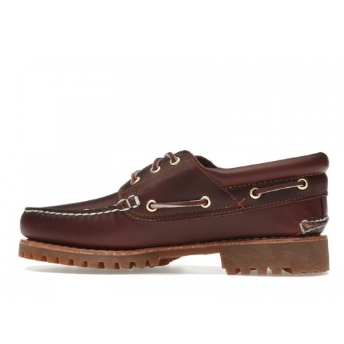 Timberland 3-Eye Lug Handsewn Boat Shoe Burgundy - мужская сетка размеров Timberland 3-Eye Lug Handsewn Boat Shoe Burgundy - мужская сетка размеров