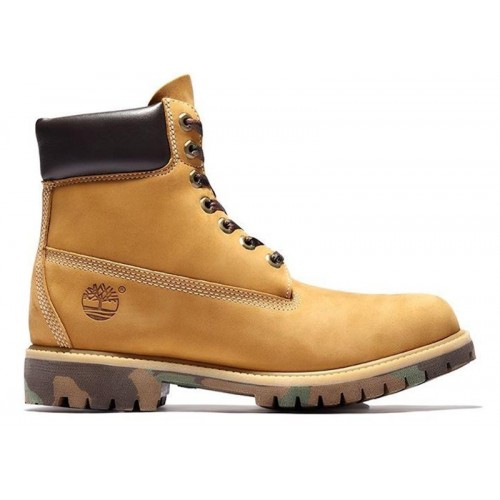Timberland 6 Premium Boot Wheat Camo Sole - мужская сетка размеров