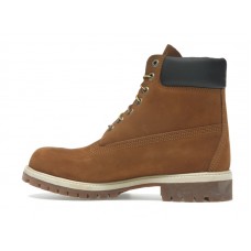 Timberland Premium 6 Inch Lace Up Waterproof Dark Wheat Nubuck